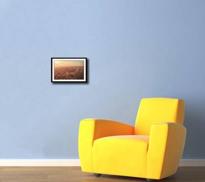 City Aerial View during Sunrise Fine Art Print