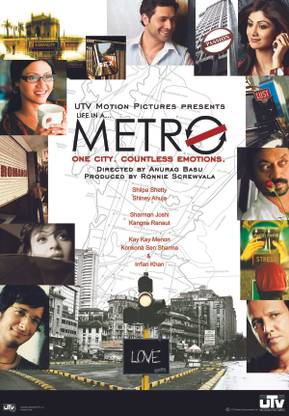 Life in a Metro Paper Print