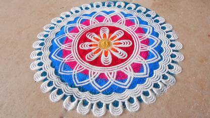 Rangoli poster Paper Print