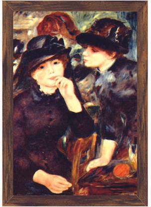 Two Girls in Black (Code Rn2296) Canvas Art