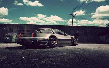Athah CG Tuning DMC DeLorean Poster Paper Print
