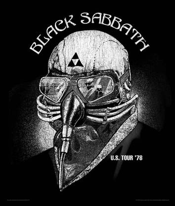 Black Sabbath Tour 1978 (Officially Licensed) Paper Print