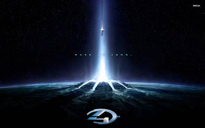 Spaceship in Halo 4 Athah Fine Quality Poster Paper Print
