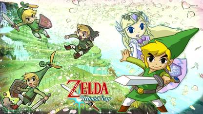 The Legend of Zelda - The Minish Cap Athah Fine Quality Poster Paper Print
