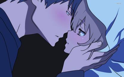 Taiga Aisaka and Ryuji Takasu - Toradora! Athah Fine Quality Poster Paper Print