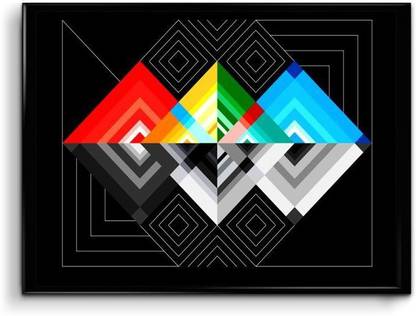 Asterix Geometric Pattern Paper Print