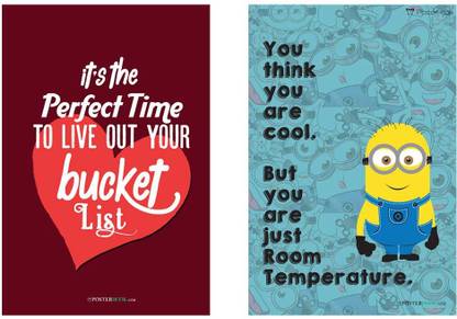 PosterHook Movie Poster Set Of 2 Fine Art Print