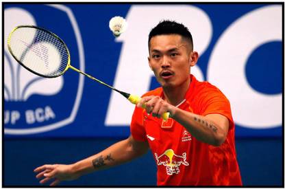 Lin Dan Poster for room. Badminton Player Posters - images for bedroom and home - #Sports-188 Paper Print