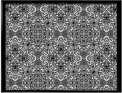 Indian Doodle Art Canvas Art