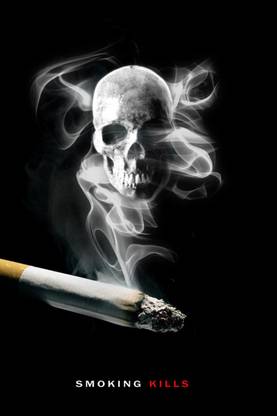 Oshi - Smoking Kills (2) Paper Print