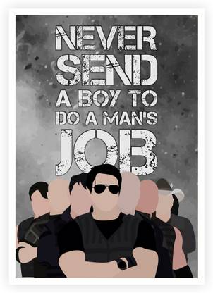 Never Send A Boy To Do A Man's Job Movie Paper Print