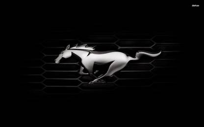 Athah Ford Mustang Logo Poster Paper Print