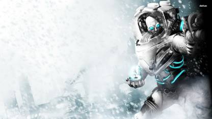 Mr. Freeze - Batman: Arkham Asylum Athah Fine Quality Poster Paper Print