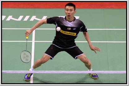 Lee Chong Wei (Badminton Player) Poster Paper Print