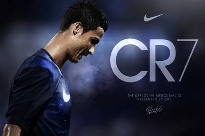 CR7 Cristiano Ronaldo Poster Paper Print