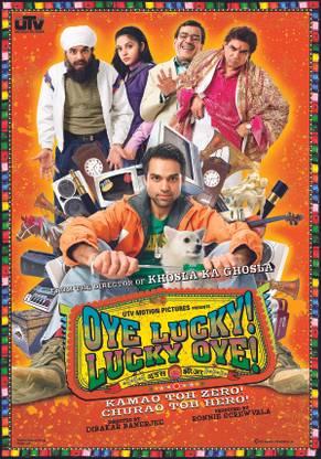 Oye Lucky Lucky Oye Paper Print
