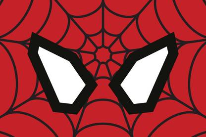 Athah Poster Spiderman Minimalist Paper Print