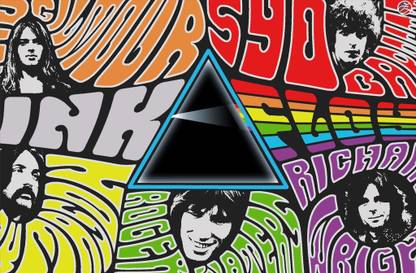 ZAP PINK FLOYD POSTER Paper Print