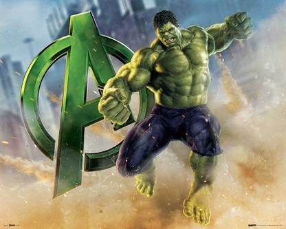 The Avengers- Age Of Ultron (Hulk) Paper Print