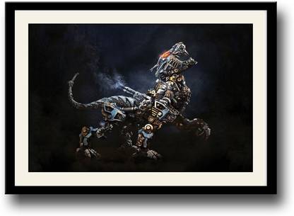 Metal transformer Lion Fine Art Print