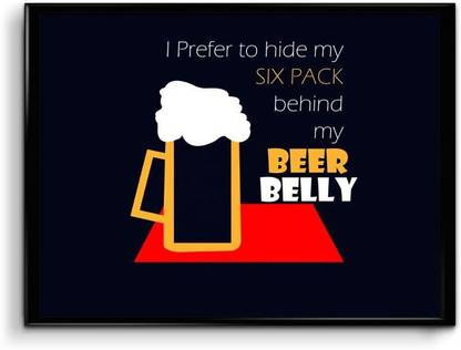 One for the Beer Belly Canvas Art