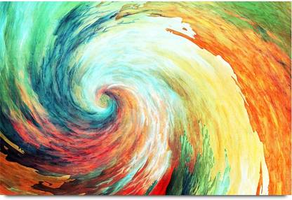 The Colorful Whirlpool Paper Print