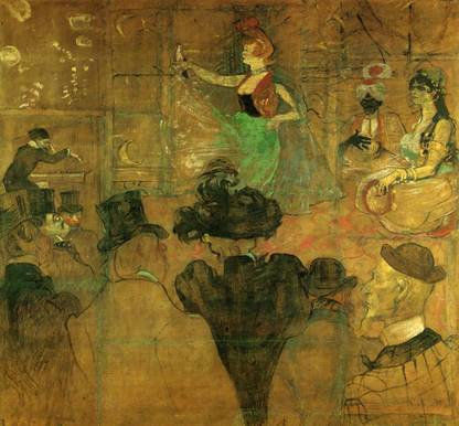 The Tripper 2 by Toulouse-Lautrec Print Paper Print