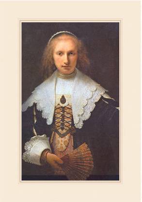 Portrait of Agatha Bas Fine Art Print