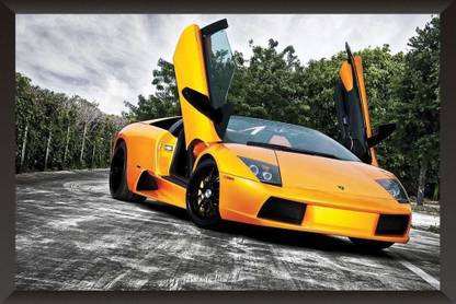 Lamborghini Murcilago Paper Print