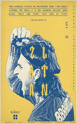 Zlatan Ibrahimovic Paper Print