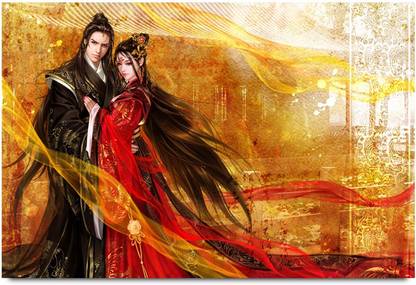 chinese deviantart Paper Print