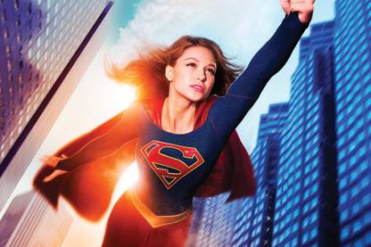 Supergirl Paper Poster 12"x18" Paper Print