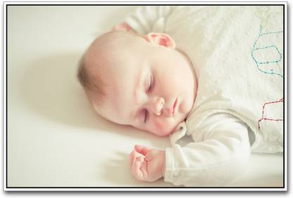 Sleeping Baby Paper Print