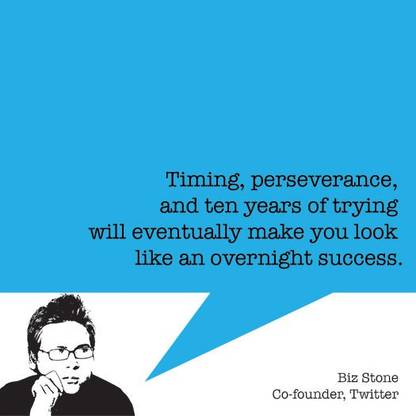 Biz Stone - Startup Quote 9"x9" Canvas Art