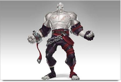 Kane Demon Art Paper Print