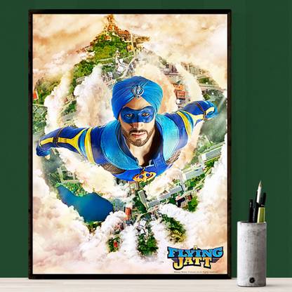 Flying Jatt Poster Paper Print