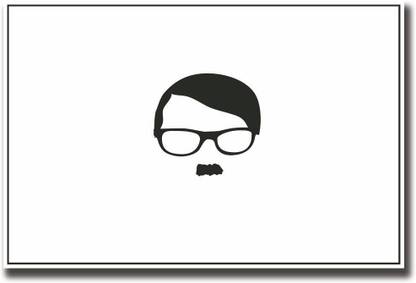 Athah Poster Adolf Hitler Moustache Paper Print
