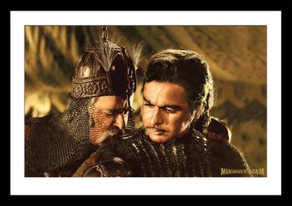 Mughal-E-Azam - Prithviraj Kapoor and Dilip Kumar Photographic Paper