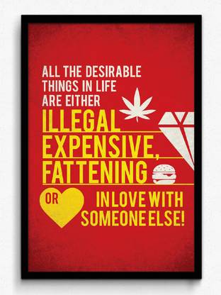 Seven Rays All The Desirable Things In Life framed Paper Print
