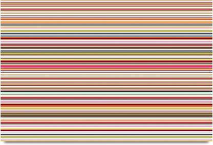 Multicolor Horizontal Lines Pattern Paper Print