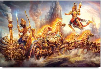 karna mahabharat Paper Print