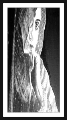 Lady In Ghunghat Painting Fine Art Print