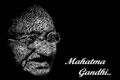 Mahatma-Gandhi-Bapu-father-of-nation Paper Print
