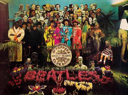 Posterhouzz The Beatles Sgt Pepper Poster Paper Print