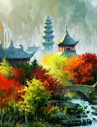 Canvas Painting Without Frame -Nature Canvas Art