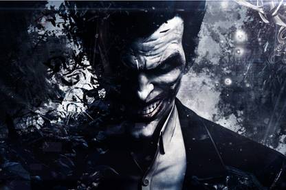 Wall1ders Joker Style Paper Print