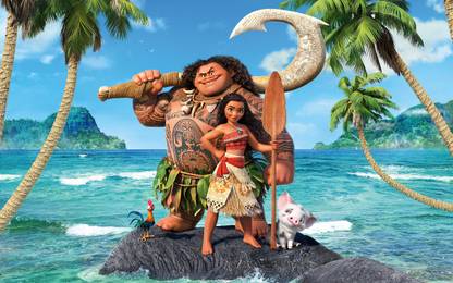 Disney Moana 4K 8K ON FINE ART PAPER HD QUALITY WALLPAPER POSTER Fine Art Print