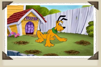 Pluto Disney Cartoon Poster Paper Print