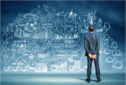 Business Man Wallpaper Paper Print
