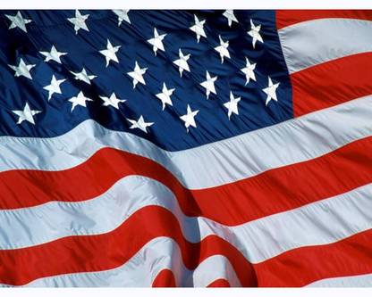 American Flag A3 HD Poster Art PNCA25443 Photographic Paper